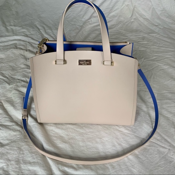 Kate Spade Arbour Hill, Cream & Blue - Picture 1 of 11